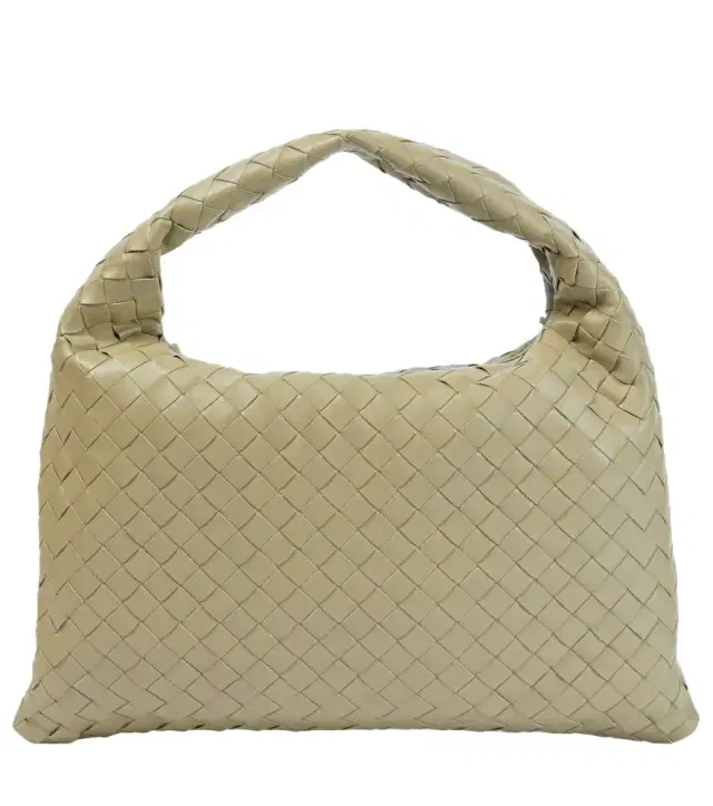 Bottega Veneta Hop Intrecciato leather shoulder bag