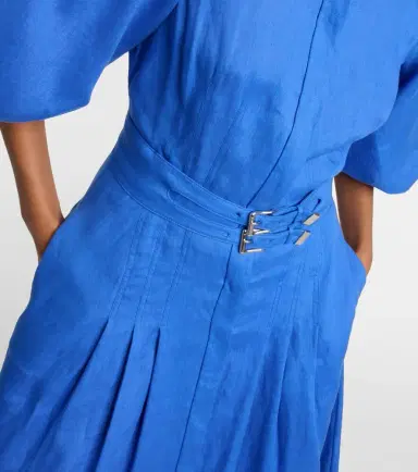 Gabriela Hearst Elea puff-sleeve linen maxi dress | Thumbnail 5