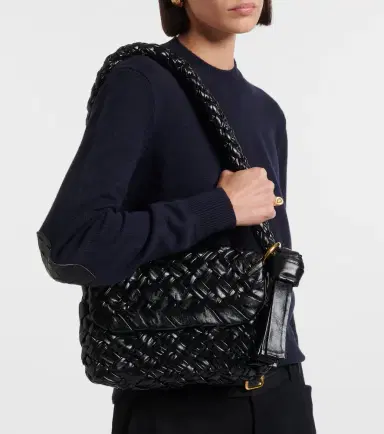 Bottega Veneta Kalimero Città Intreccio leather shoulder bag | Thumbnail 3