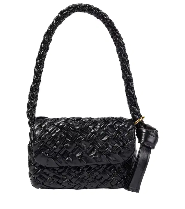 Bottega Veneta Kalimero Città Intreccio leather shoulder bag