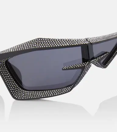 Givenchy Giv Cut crystal-embellished shield sunglasses | Thumbnail 4