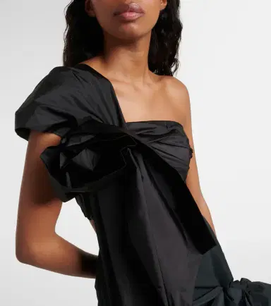 Simone Rocha Floral-appliqué draped crop top | Thumbnail 2