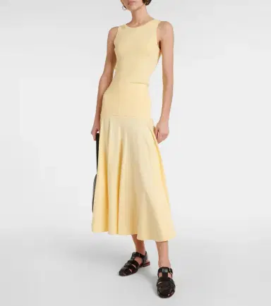 Plan C Pleated knit midi skirt | Thumbnail 2