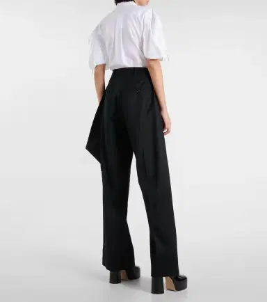 Simone Rocha Floral-appliqué straight pants | Thumbnail 3