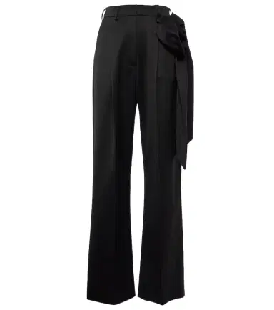 Simone Rocha Floral-appliqué straight pants | Thumbnail 1