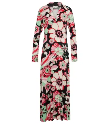 Rixo Tillie floral jersey midi dress | Thumbnail 1