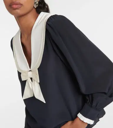 Rixo Eimer silk blouse | Thumbnail 3