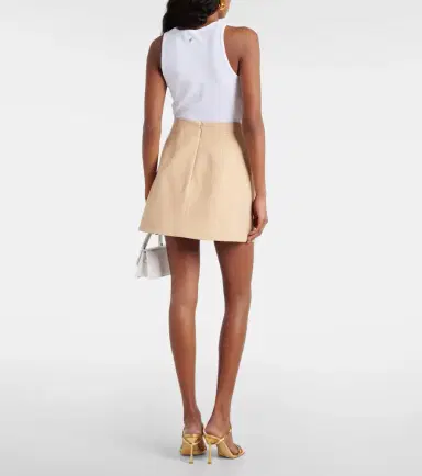 Patou High-rise cotton-blend tweed miniskirt | Thumbnail 4