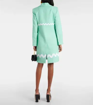 Patou Single-breasted cotton-blend tweed coat | Thumbnail 5