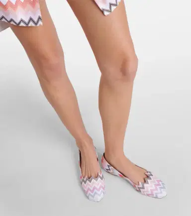 Missoni Zig Zag ballet flats | Thumbnail 2