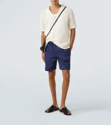 Frescobol Carioca Felipe linen and cotton shorts | Thumbnail 4 Frescobol Carioca Felipe linen and cotton shorts | Thumbnail 4