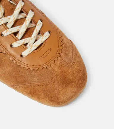 Dries Van Noten Leather and suede sneakers | Thumbnail 3 Dries Van Noten Leather and suede sneakers | Thumbnail 3