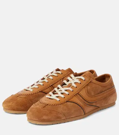 Dries Van Noten Leather and suede sneakers | Thumbnail 4 Dries Van Noten Leather and suede sneakers | Thumbnail 4