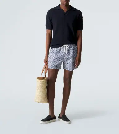 Frescobol Carioca Rino cotton and silk polo shirt | Thumbnail 2 Frescobol Carioca Rino cotton and silk polo shirt | Thumbnail 2