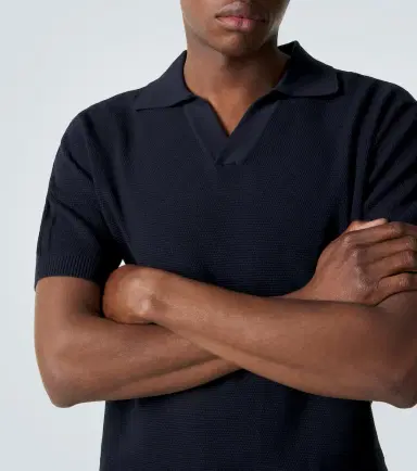 Frescobol Carioca Rino cotton and silk polo shirt | Thumbnail 4 Frescobol Carioca Rino cotton and silk polo shirt | Thumbnail 4