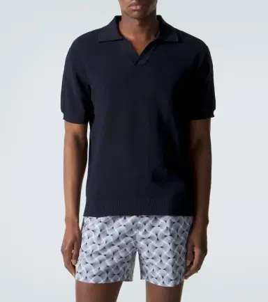 Frescobol Carioca Rino cotton and silk polo shirt | Thumbnail 5 Frescobol Carioca Rino cotton and silk polo shirt | Thumbnail 5