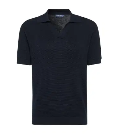 Frescobol Carioca Rino cotton and silk polo shirt | Thumbnail 1 Frescobol Carioca Rino cotton and silk polo shirt | Thumbnail 1