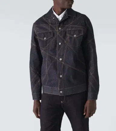 Junya Watanabe Embroidered denim jacket | Thumbnail 2