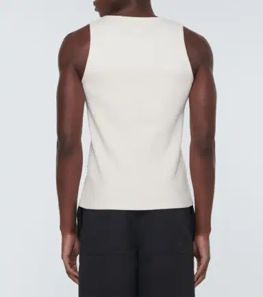Bottega Veneta Ribbed-knit cotton-blend jersey tank top | Thumbnail 2