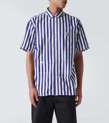 Junya Watanabe x Carhartt striped cotton Bowling shirt | Thumbnail 6 Junya Watanabe x Carhartt striped cotton Bowling shirt | Thumbnail 6