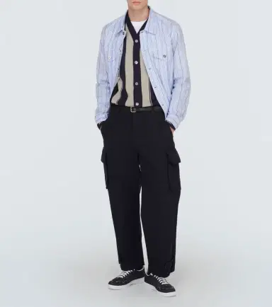 Comme des Garcons Homme Deux Comme des Garçons Homme Deux x Asics Japan S denim sneakers | Thumbnail 7