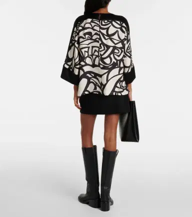 Max Mara Quaglia printed silk satin top | Thumbnail 6