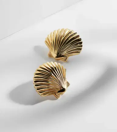 Mateo Venus Large 14kt gold earrings | Thumbnail 5