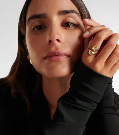Mateo Water Droplet 14kt gold ring with diamonds | Thumbnail 2 Mateo Water Droplet 14kt gold ring with diamonds | Thumbnail 2