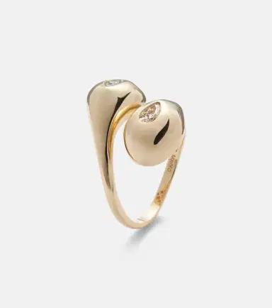 Mateo Water Droplet 14kt gold ring with diamonds | Thumbnail 4 Mateo Water Droplet 14kt gold ring with diamonds | Thumbnail 4