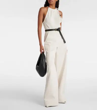 Max Mara Moriana halterneck linen top and hat set | Thumbnail 4 Max Mara Moriana halterneck linen top and hat set | Thumbnail 4
