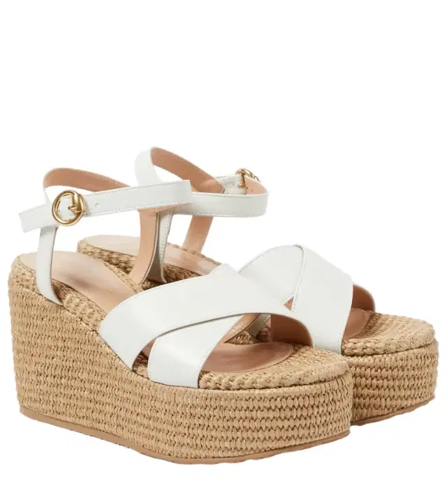 Gianvito Rossi Suede wedge sandals