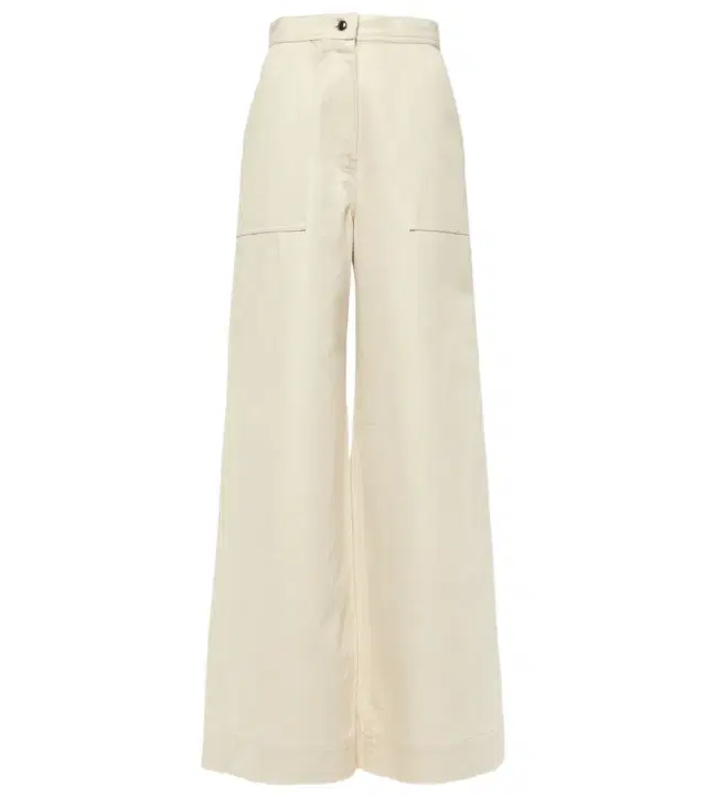 Max Mara Oboli cotton and linen wide-leg pants