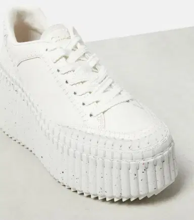 Chloe Chloé Nama leather platform sneakers | Thumbnail 2