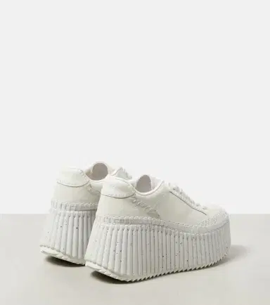 Chloe Chloé Nama leather platform sneakers | Thumbnail 4