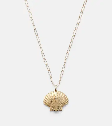 Mateo Venus Large 14kt gold pendant necklace | Thumbnail 3