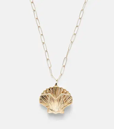 Mateo Venus Large 14kt gold pendant necklace | Thumbnail 6