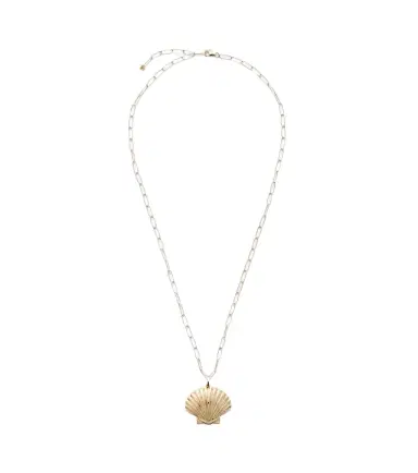 Mateo Venus Large 14kt gold pendant necklace | Thumbnail 1