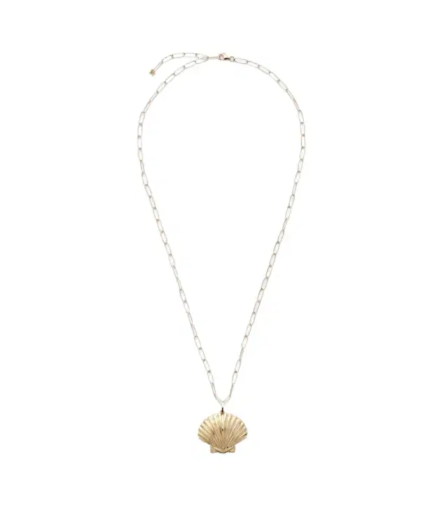 Mateo Venus Large 14kt gold pendant necklace