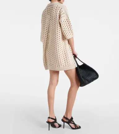 Max Mara Urna cutout cotton minidress | Thumbnail 2