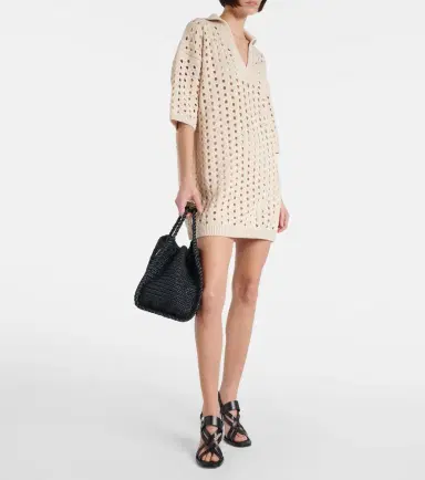 Max Mara Urna cutout cotton minidress | Thumbnail 5