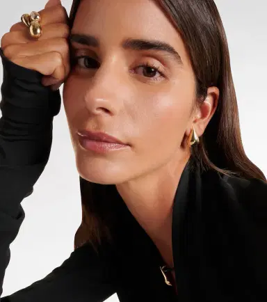 Mateo Water Droplet 14kt gold earrings | Thumbnail 4