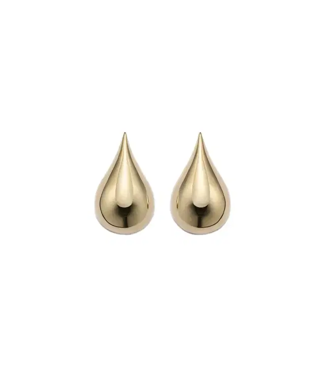Mateo Water Droplet 14kt gold earrings