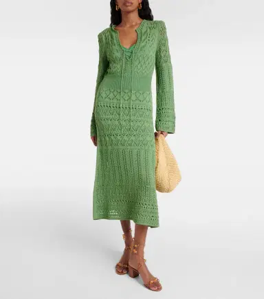 Dorothee Schumacher Seductive Lace pointelle midi dress | Thumbnail 2