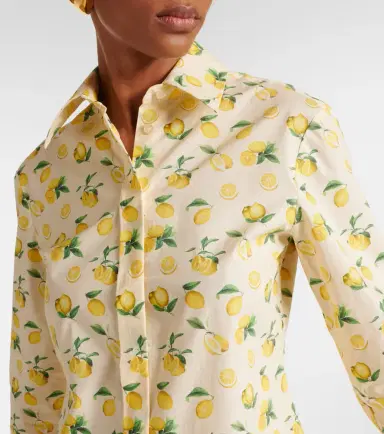 Sportmax Riva printed cotton shirt | Thumbnail 5