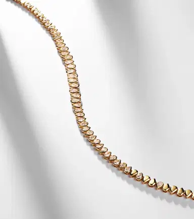 SHAY JEWELRY 18kt gold tennis necklace with diamonds | Thumbnail 6 SHAY JEWELRY 18kt gold tennis necklace with diamonds | Thumbnail 6