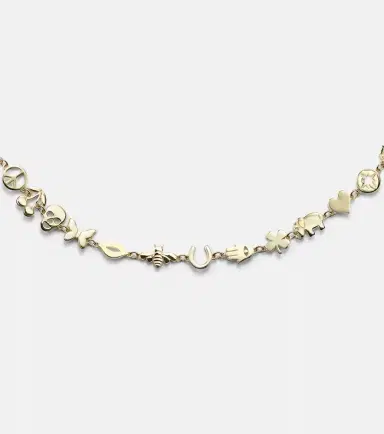 Sydney Evan Pure Tiny 14kt gold necklace | Thumbnail 4