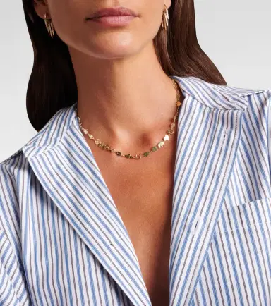 Sydney Evan Pure Tiny 14kt gold necklace | Thumbnail 5