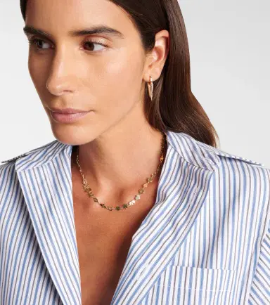 Sydney Evan Pure Tiny 14kt gold necklace | Thumbnail 6