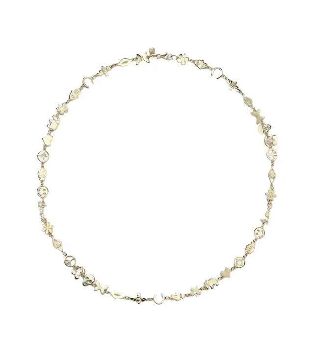 Sydney Evan Pure Tiny 14kt gold necklace