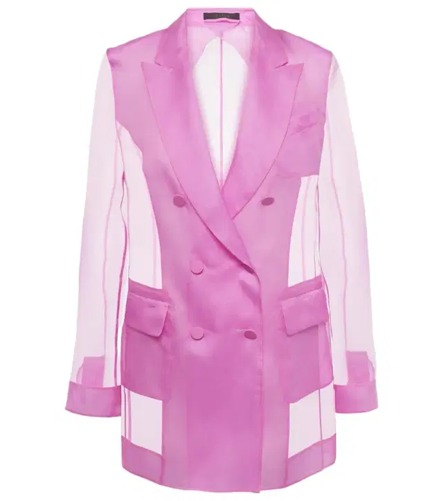 Max Mara Negrar silk organza blazer